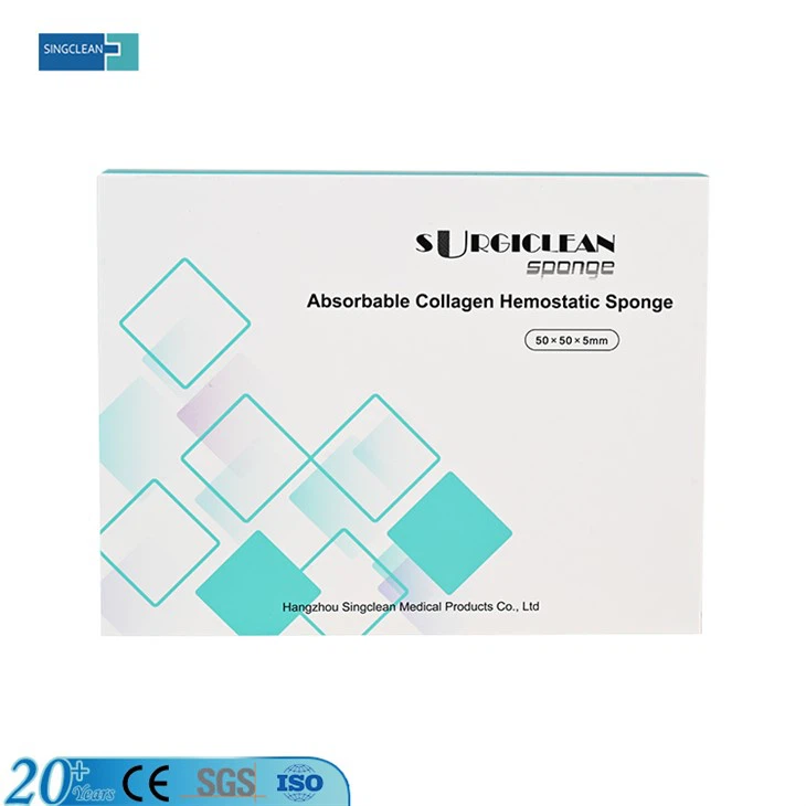 Absorbeerbare hemostatische spons